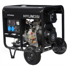 Дизельгенератор Hyundai DHY 6000LE 5 кВт + колеса в Архангельске