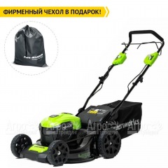 Газонокосилка аккумуляторная GreenWorks GD40LM46SP 8 Ач в Архангельске