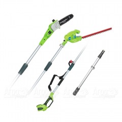 Аккумуляторный кусторез GreenWorks 2 в 1, 40V (без батареи и зарядного устройства) в Архангельске