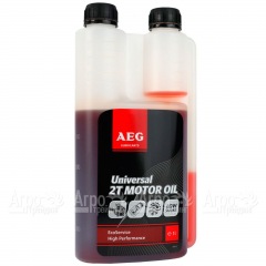 Масло минеральное Universal AEG 2T Motor Motor Oil API TC 1 л для 2-х тактных двигателей в Архангельске