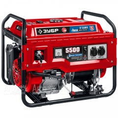 Бензин-газовый генератор Зубр СГ-5500Е 5.5 кВт в Архангельске
