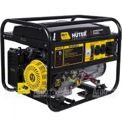 Бензиновый генератор Huter DY8000LX 6.5 кВт с колёсами в Архангельске