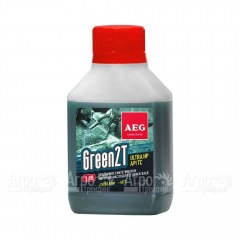 Масло синтетическое AEG Green HP 2T Motor Oil API TC 100 мл для 2-х тактных двигателей в Архангельске