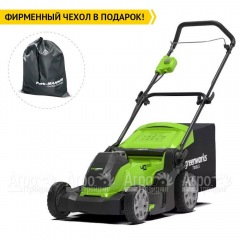 Газонокосилка аккумуляторная GreenWorks G40LM41 (без аккумулятора и зарядного устройства) в Архангельске