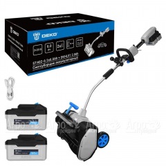 Снегоуборщик аккумуляторный DEKO ST402-6 2х6 Ач в Архангельске