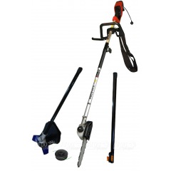 Электрокоса + высоторез Ikra Mogatec EAS 1035C + цепная пила 20 см в Архангельске