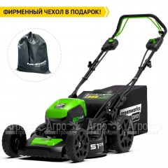 Газонокосилка аккумуляторная GreenWorks GD80LM51SPK4 в Архангельске