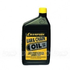 Масло адгезионное Champion SAE-30 1 л для смазки цепей и шин в Архангельске