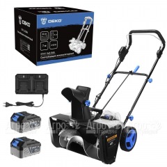 Снегоуборщик аккумуляторный DEKO ST41 2х5 Ач в Архангельске