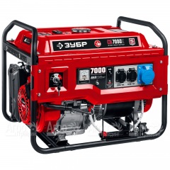 Бензогенератор Зубр СБ-7000Е 7 кВт с электростартером в Архангельске