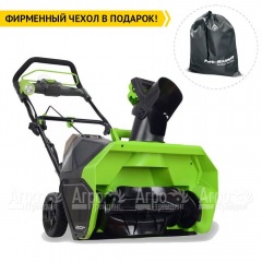 Снегоуборщик аккумуляторный GreenWorks G-Max GD40ST (без батареи и зарядного устройства) в Архангельске