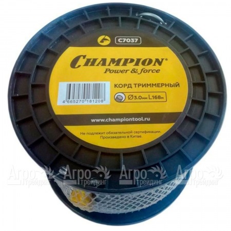 Корд триммерный Champion Aluminium 3.0мм, 168м (круглый)+нож  в Архангельске