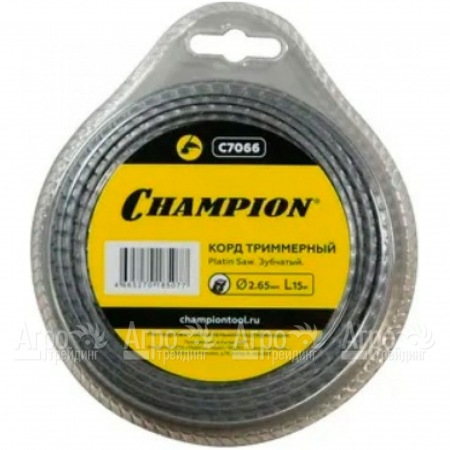 Корд триммерный Champion Platin Saw 2.65мм, 15м (зубчатый)  в Архангельске
