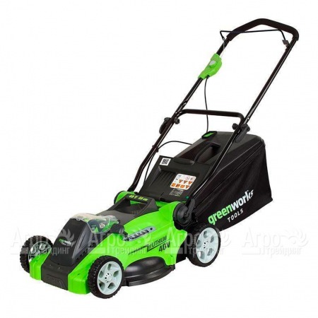 Газонокосилка аккумуляторная GreenWorks G40LM40 3 Ач в Архангельске