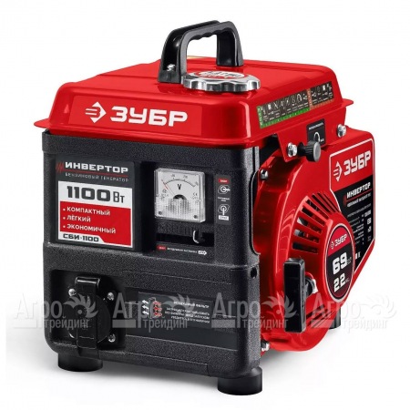 Бензогенератор инверторный Зубр СБИ-1100 1 кВт в Архангельске