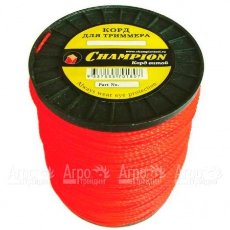 Корд триммерный Champion Twisted Square 4.8 мм х 65 м (витой квадрат) + нож  в Архангельске