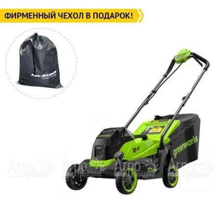 Газонокосилка аккумуляторная GreenWorks GD24LM331 4 Ач в Архангельске
