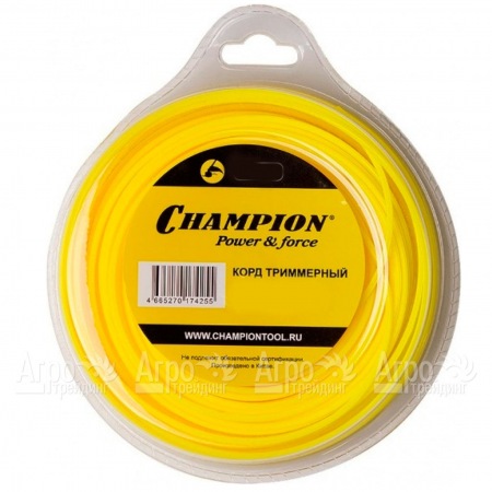 Корд триммерный Champion Star 1.3мм, 15м (звезда) в Архангельске