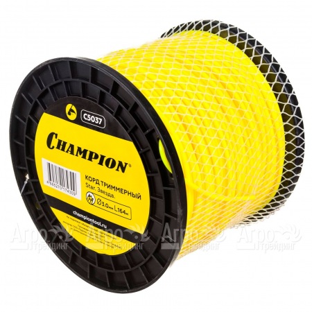 Корд триммерный Champion Star 3.0мм, 164м (звезда)+нож  в Архангельске
