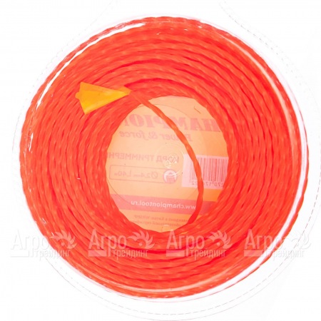 Корд триммерный Champion Twisted Square 3.0мм, 300м (витой квадрат)+нож  в Архангельске