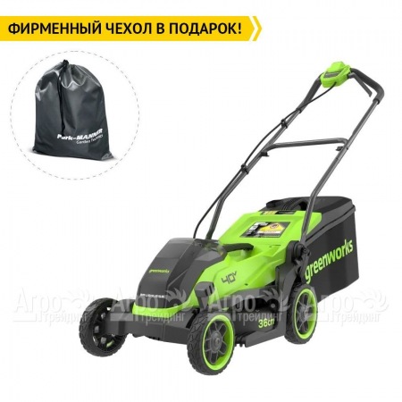 Газонокосилка аккумуляторная GreenWorks GD40LM361 4 Ач в Архангельске