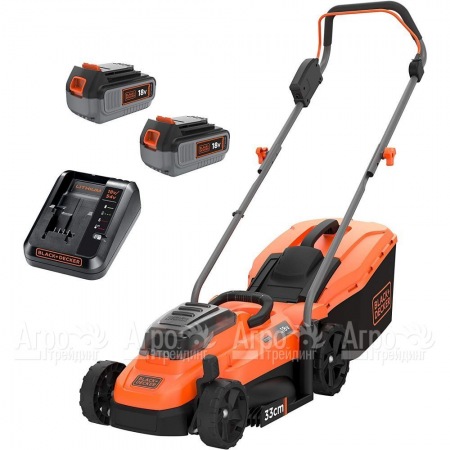 Газонокосилка аккумуляторная Black+Decker BCMW33184L2 в Архангельске