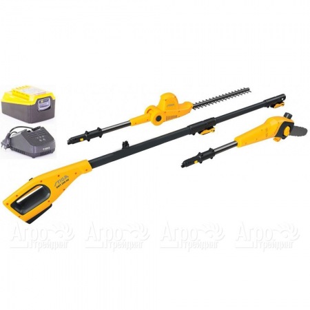 Высоторез аккумуляторный + ножницы для живой изгороди Stiga SMT 100 AE Kit в Архангельске