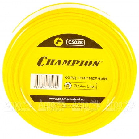 Корд триммерный Champion Star 2.4мм, 40м (звезда)  в Архангельске