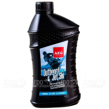 Масло AEG Outboard&amp;JetSki 2Т Oil NMMA TC-W3 1 л для 2-х тактных двигателей  в Архангельске