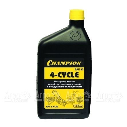 Масло минеральное Champion SAE30 1 л для 4-х тактных двигателей в Архангельске