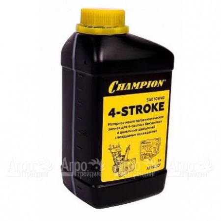 Масло полусинтетическое зимнее Champion SAE 10W40 API SL/CF 0.6 л для 4-тактных двигателей  в Архангельске