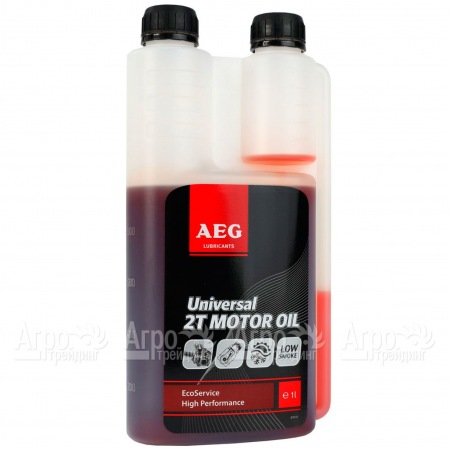 Масло минеральное Universal AEG 2T Motor Motor Oil API TC 1 л для 2-х тактных двигателей в Архангельске