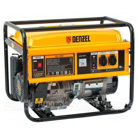 Бензогенератор Denzel GE 4500 4 кВт в Архангельске