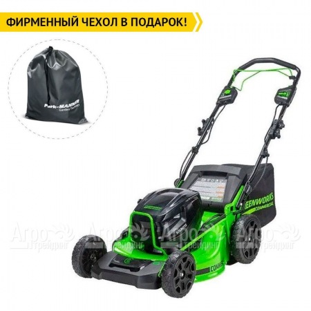 Газонокосилка аккумуляторная GreenWorks GC82HPLM51 (без аккумулятора и зарядного устройства)  в Архангельске
