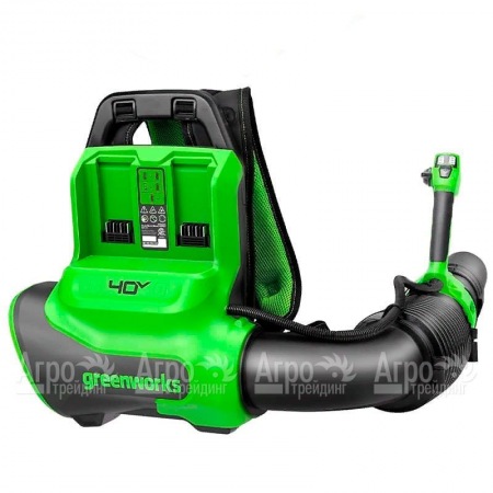 Воздуходувка аккумуляторная GreenWorks 40V 2408107 (без аккумулятора и зарядного устройства)  в Архангельске