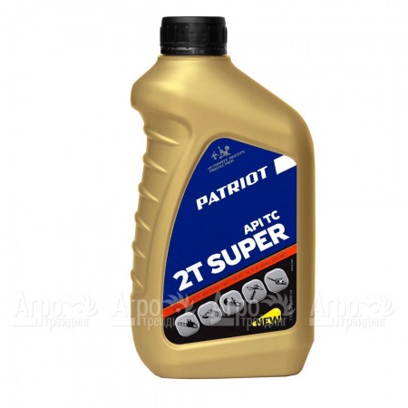 Масло полусинтетическое Patriot Super Active API TC 0.946 л для 2-х тактных двигателей  в Архангельске