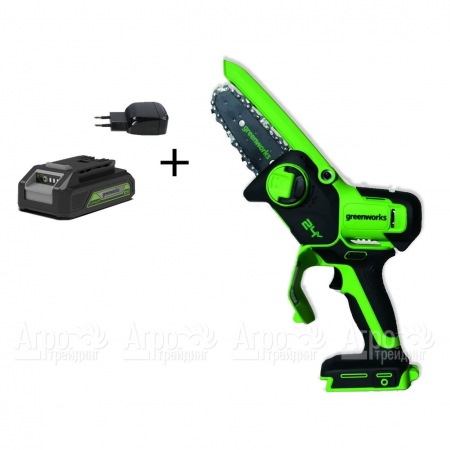 Аккумуляторная пила GreenWorks G24MCS10K2 в Архангельске