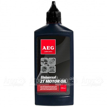 Масло минеральное AEG Universal 2T Motor Oil API TC 100 мл для 2-х тактных двигателей в Архангельске