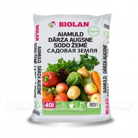 Садовая земля Organic Biolan 40 л в Архангельске