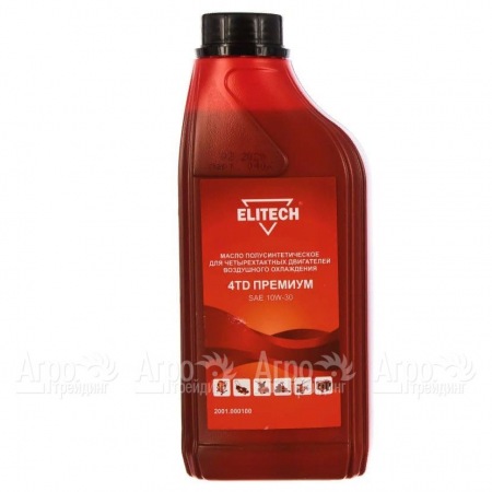 Масло моторное полусинтетическое Elitech 2001.000100 SAE 10W-30 1 л для 4-х тактных двигателей в Архангельске