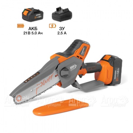 Аккумуляторная пила Daewoo DACS 821Li SET 8" в Архангельске