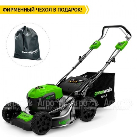 Газонокосилка аккумуляторная GreenWorks GD40LM46SPK4  в Архангельске