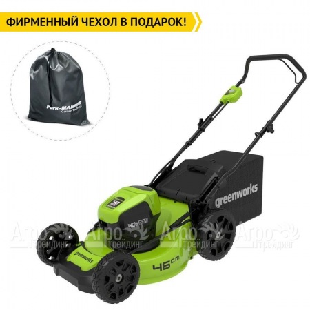 Газонокосилка аккумуляторная GreenWorks GD40LM46HP 6 Ач в Архангельске