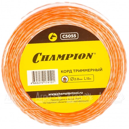 Корд триммерный Champion Square Twist Duo 2.0мм, 15м (витой квадрат) в Архангельске