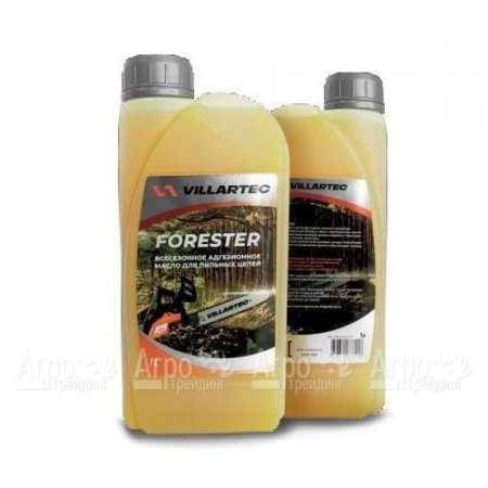 Всесезонное адгезионное масло Villartec Forester 1 л для пильных цепей в Архангельске