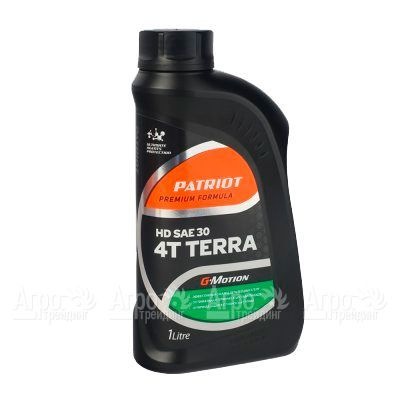 Масло минеральное Patriot G-Motion HD SAE 30 4Т Terra 1 л для 4-х тактных двигателей в Архангельске