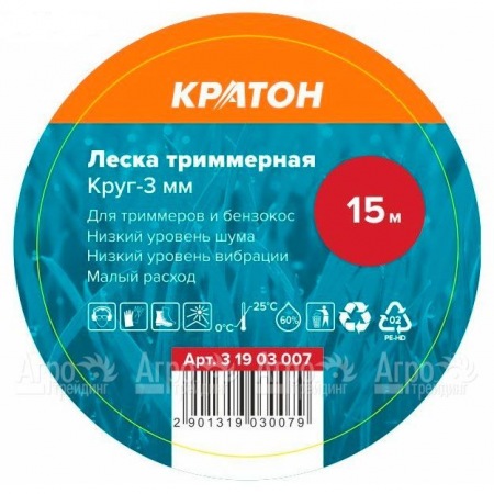 Леска триммерная Кратон Круг-3 мм в Архангельске