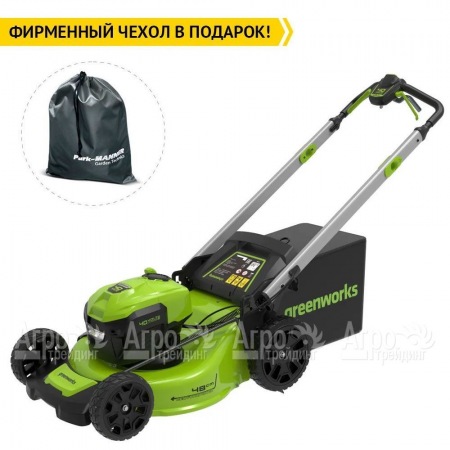 Газонокосилка аккумуляторная GreenWorks GD40LM48SP (без аккумулятора и зарядного устройства)  в Архангельске
