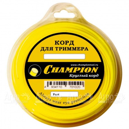 Корд триммерный Champion Round 4.0 мм х 95 м (круглый) + нож  в Архангельске