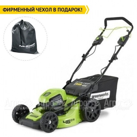 Газонокосилка аккумуляторная GreenWorks GD60LM46SPK4  в Архангельске